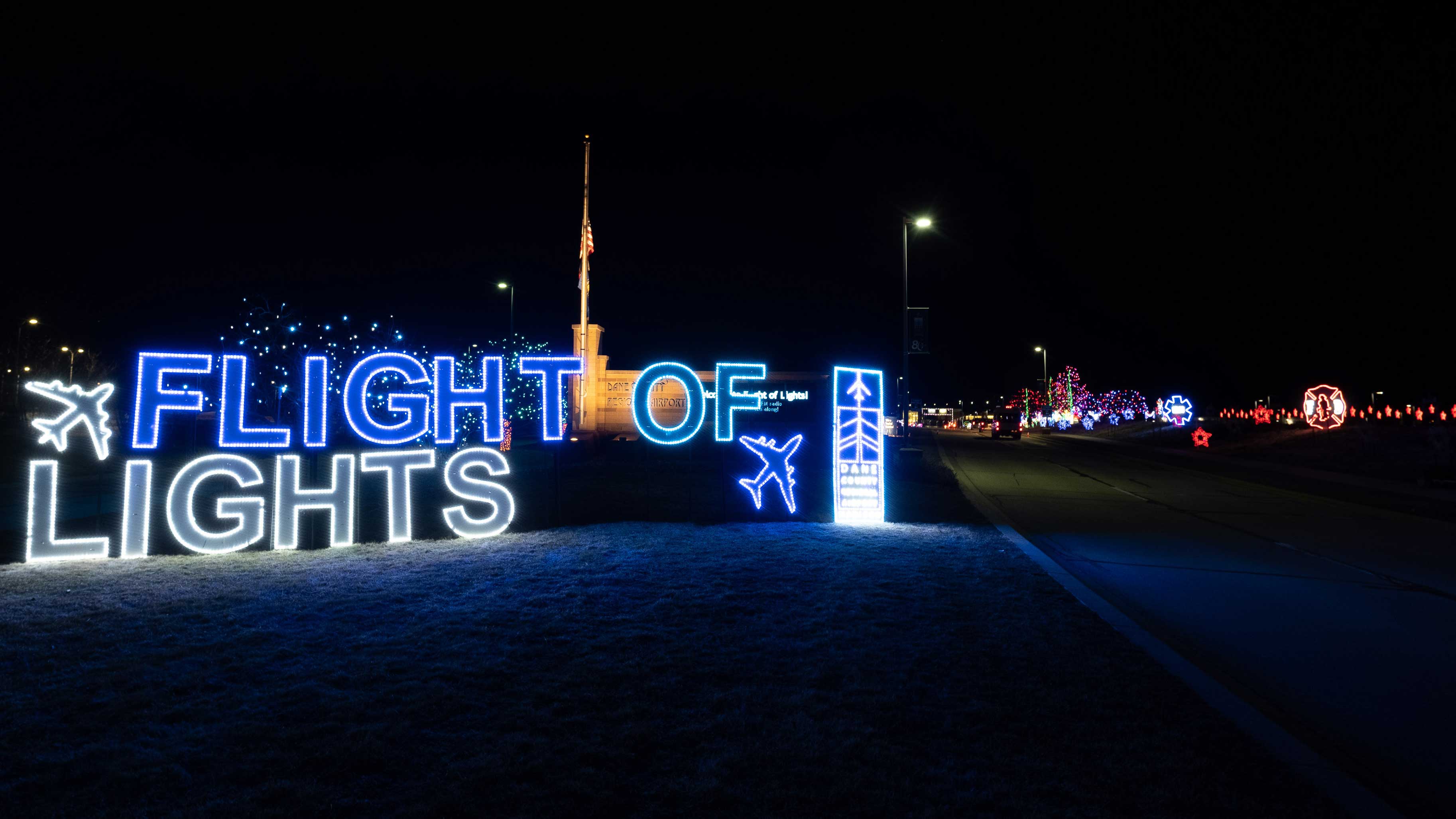 Airport Flight of Lights