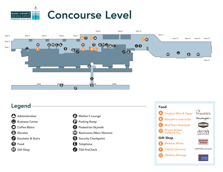 Concourse Map 2023 